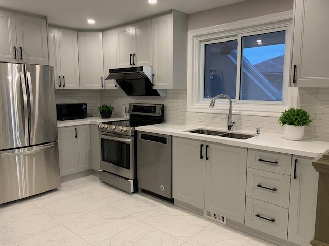 Appliance options in a kitchen reno